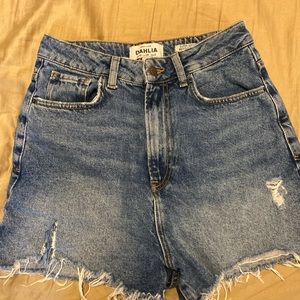 Denim blue Jean shorts size 6